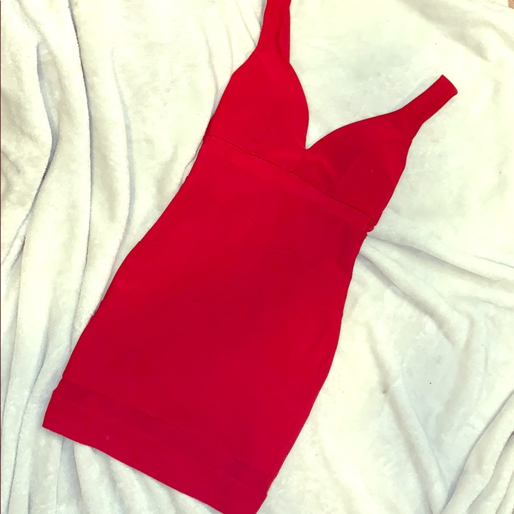 Emerald sundae red dress